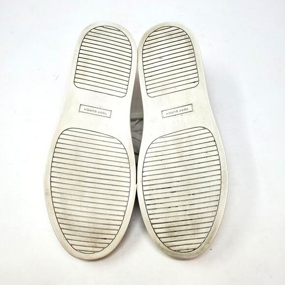 Tory Burch Andrea Color Block Court Sneaker Snow White Seashell Pink Size US 8 - Picture 8 of 10